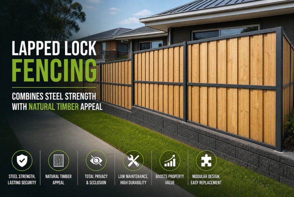lapped lock fencing