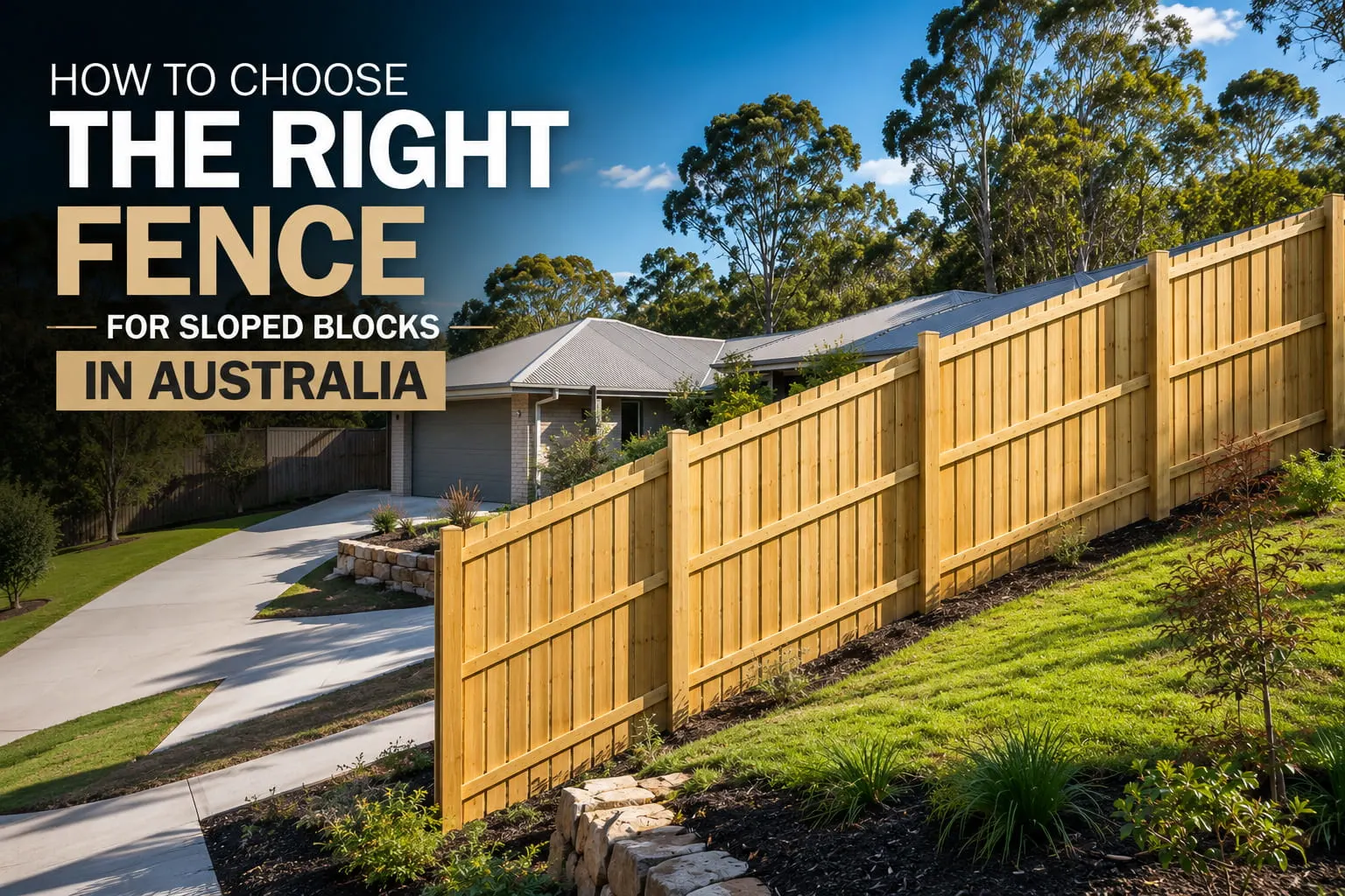 How to Choose the Right Fence for Sloped Blocks in Australia
