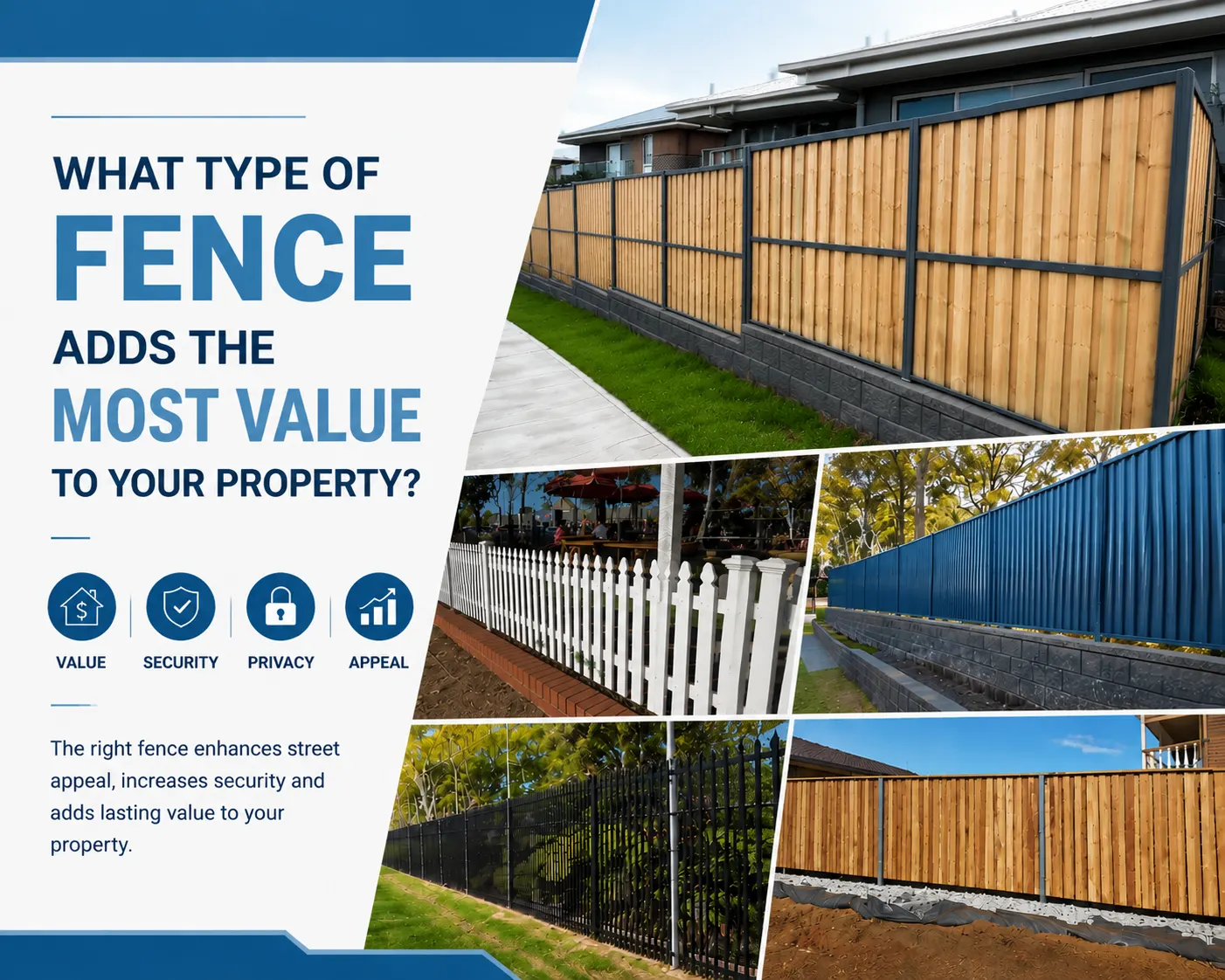 What Type of Fence Adds the Most Value to Your Property?