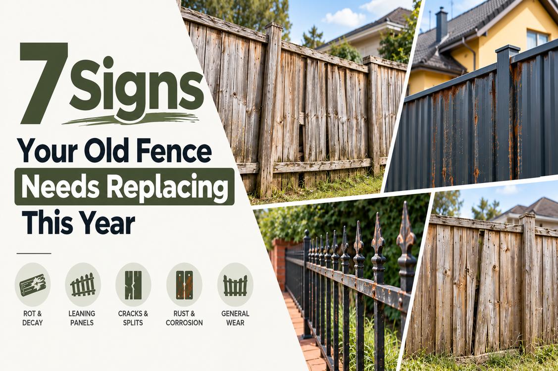 7 Signs Your Old Fence Needs Replacing This Year 