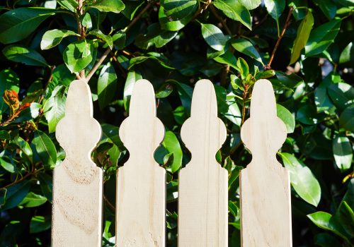 Acron shape fencing wood